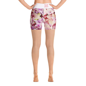 Recycled Hippy Belfie Flower Power Yoga Shorts