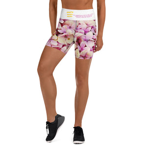 Recycled Hippy Belfie Flower Power Yoga Shorts