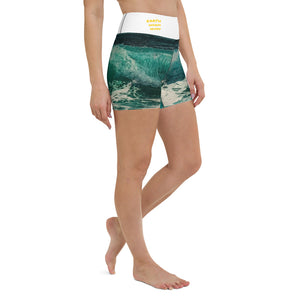 Recycled Hippy Waves Yoga Shorts